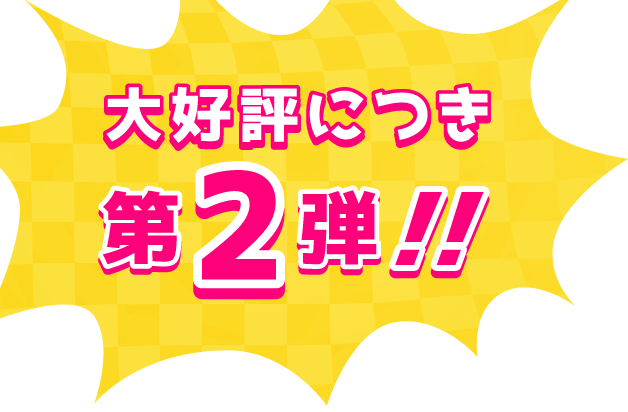大好評につき第2弾!!